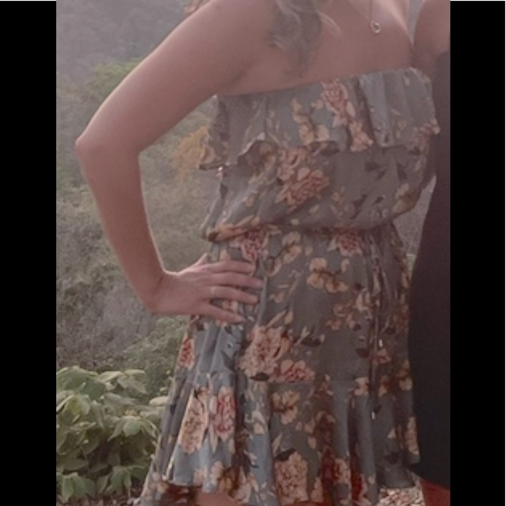Tube top romper